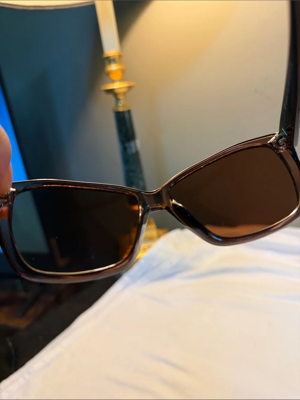 GABRIELA MARIONI Women's Brown Sunglasses - Polarized Style